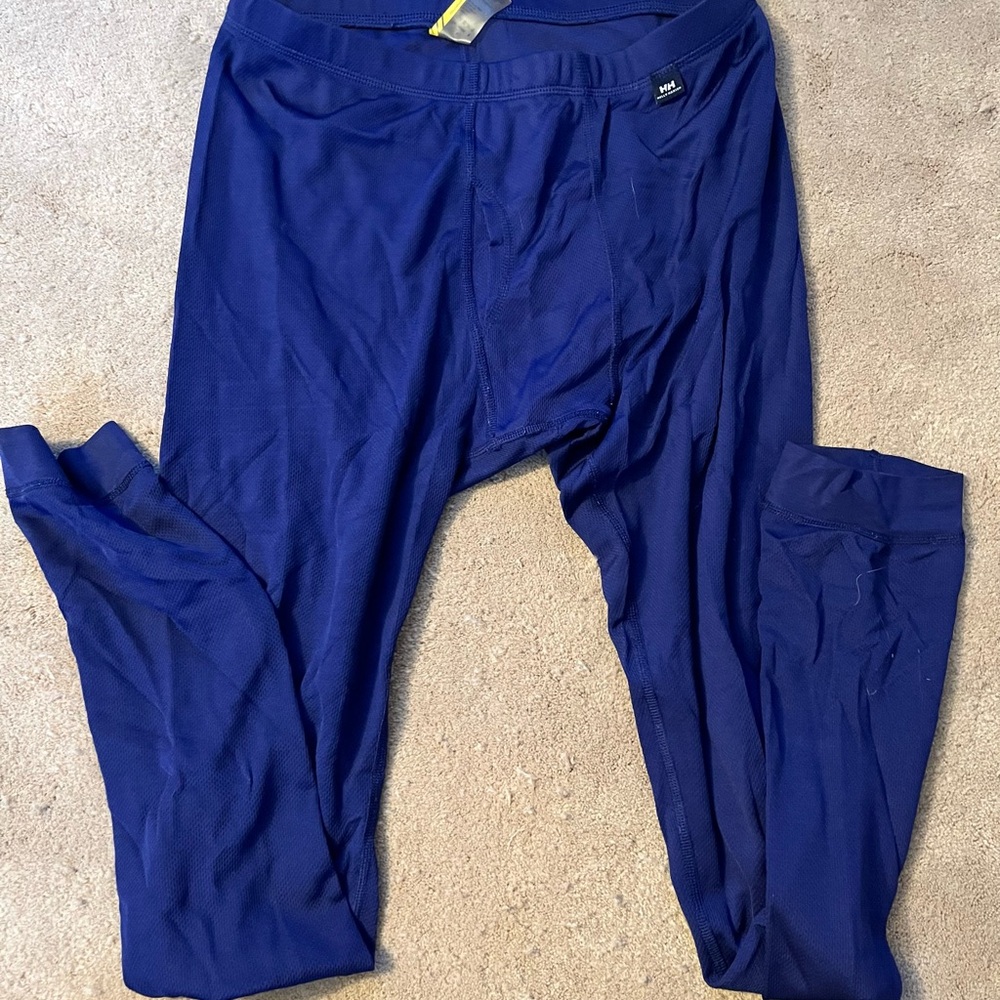 Helly Hanson Men's Blue Sportswear Underliner Pants, Size Large